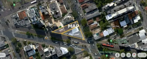 Lote/Terreno à venda, 580m² no Centro, Curitiba
