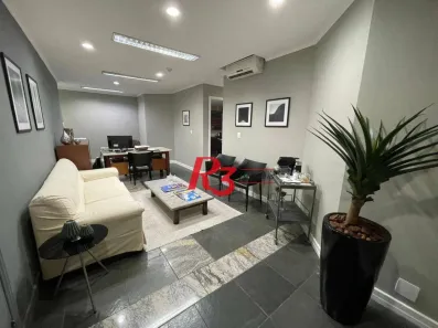Sala Comercial à venda, 117m² no Centro, Santos