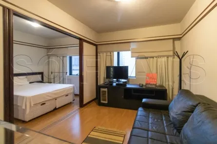 Flat com 1 Quarto à venda, 32m² no Cidade Monções, São Paulo