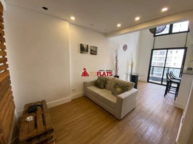 Flat com 1 Quarto à venda, 50m² no Moema, São Paulo