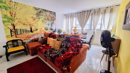 Apartamento com 2 Quartos para venda ou aluguel, 93m² no Gonzaga, Santos