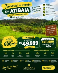 Lote/Terreno à venda, 600m² no Centro, Atibaia