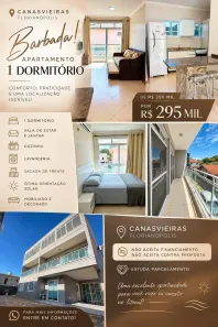 Apartamento com 1 Quarto à venda, 45m² no Canasvieiras, Florianópolis