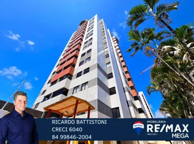 Apartamento com 3 Quartos para alugar, 68m² no Capim Macio, Natal