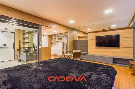Apartamento com 1 Quarto à venda, 57m² no Centro, Curitiba