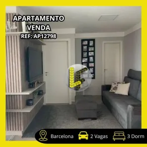 Apartamento com 3 Quartos à venda, 143m² no Barcelona, São Caetano do Sul