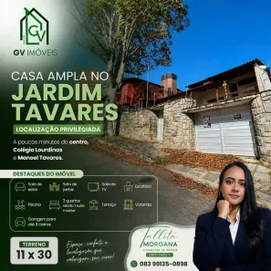 Casa com 4 Quartos à venda, 214m² no Jardim Tavares, Campina Grande