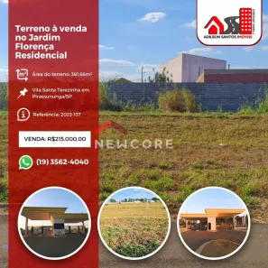 Lote/Terreno à venda, 381m² no Jardim Primavera, Pirassununga