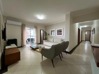 Apartamento com 3 Quartos para alugar, 128m² no Guilhermina, Praia Grande
