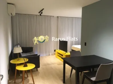 Flat com 1 Quarto para alugar, 47m² no Indianópolis, São Paulo