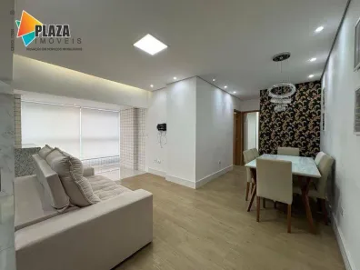 Apartamento com 2 Quartos para alugar, 74m² no Guilhermina, Praia Grande