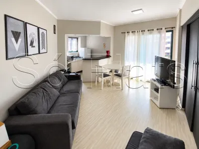 Apartamento com 1 Quarto para alugar, 37m² no Itaim Bibi, São Paulo