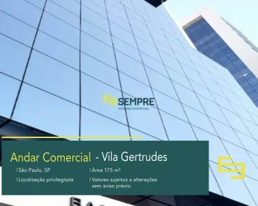Imóvel Comercial para alugar, 175m² no Vila Gertrudes, São Paulo