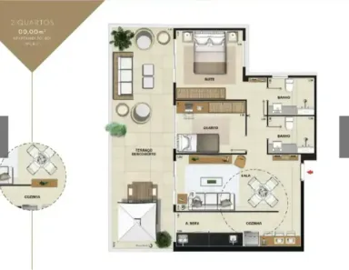 Apartamento com 2 Quartos à venda, 90m² no Flamengo, Rio de Janeiro