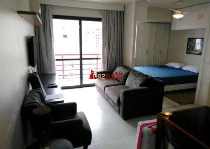 Flat com 1 Quarto para alugar, 35m² no Moema, São Paulo