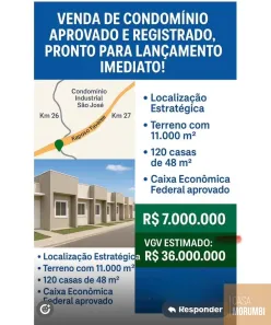 Lote/Terreno à venda, 11650m² no Chácara Ondas Verdes, Cotia