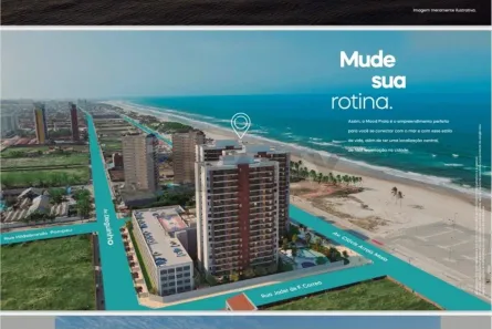 Apartamento com 2 Quartos à venda, 53m² no Praia do Futuro II, Fortaleza