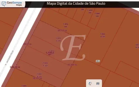 Lote/Terreno à venda, 1740m² no Vila Nova Conceição, São Paulo