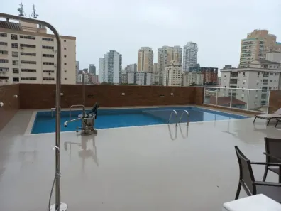 Apartamento com 2 Quartos para alugar, 136m² no Campo Grande, Santos