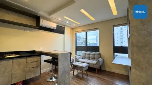 Apartamento com 1 Quarto para alugar, 28m² no Juvevê, Curitiba