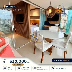 Apartamento com 1 Quarto à venda, 40m² no Pituba, Salvador