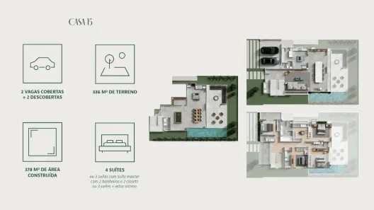 Casa de Condomínio com 4 Quartos à venda, 378m² no Cascatinha, Curitiba