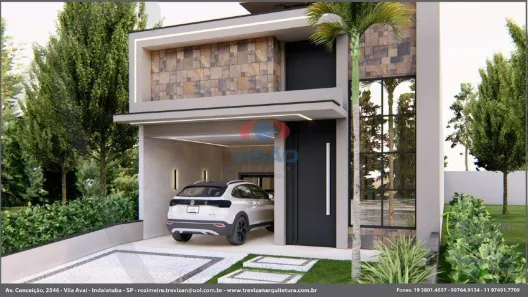 Casa de Condomínio com 3 Quartos à venda, 115m² no Jardim Park Real, Indaiatuba