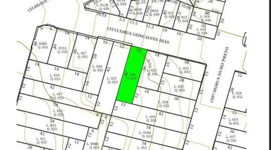 Lote/Terreno para alugar, 504m² no Santo Agostinho, Belo Horizonte