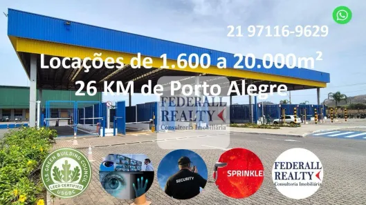 Galpão/Depósito/Armazém para alugar, 3321m² no Neópolis, Gravataí