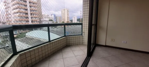 Apartamento com 3 Quartos para alugar, 90m² no Canto do Forte, Praia Grande