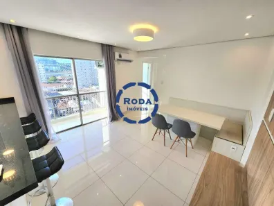 Apartamento com 2 Quartos para alugar, 71m² no Campo Grande, Santos