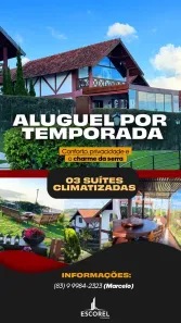 Casa de Condomínio com 3 Quartos para alugar, 101m² no , Bananeiras
