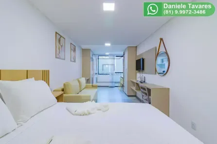 Flat com 1 Quarto à venda, 26m² no Porto de Galinhas, Ipojuca
