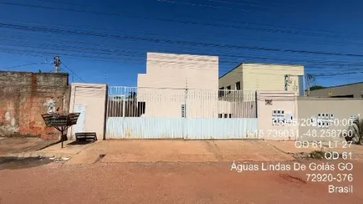 Apartamento com 2 Quartos à venda, 54m² no Jardim Pérola da Barragem II, Águas Lindas de Goiás