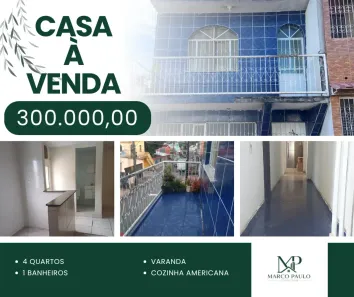 Casa com 4 Quartos à venda, 200m² no Santo Antônio, Manaus