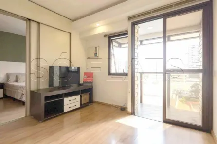 Apartamento com 1 Quarto para alugar, 37m² no Moema, São Paulo