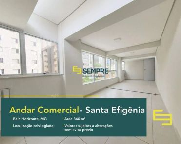 Sala Comercial à venda, 340m² no Santa Efigênia, Belo Horizonte