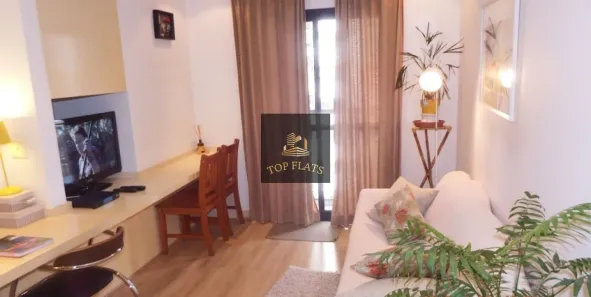 Flat com 1 Quarto para alugar, 35m² no Indianópolis, São Paulo