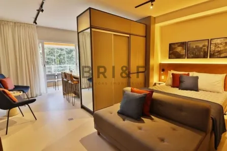 Apartamento com 1 Quarto para venda ou aluguel, 46m² no Campo Belo, São Paulo