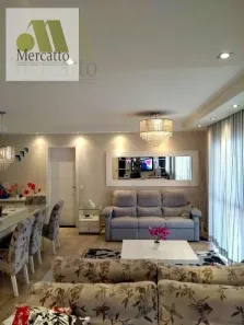 Apartamento com 3 Quartos à venda, 126m² no Parque Taboão, Taboão da Serra