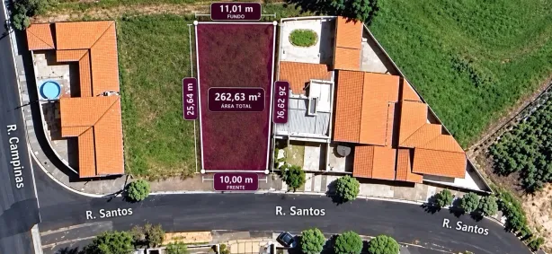 Lote/Terreno à venda, 263m² no São João, Santa Cruz da Conceição