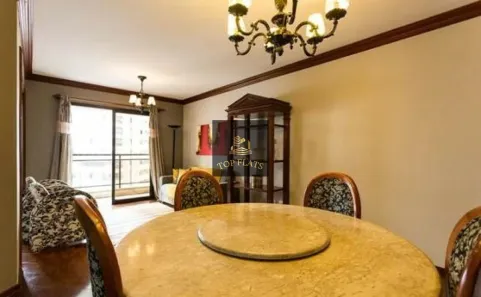 Flat com 3 Quartos para alugar, 130m² no Indianópolis, São Paulo