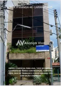 Prédio Comercial à venda, 300m² no Laranjeiras, Rio de Janeiro