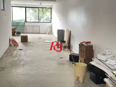 Sala Comercial para alugar, 78m² no Vila Belmiro, Santos