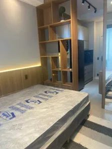 Apartamento com 1 Quarto para alugar, 27m² no Moema, São Paulo
