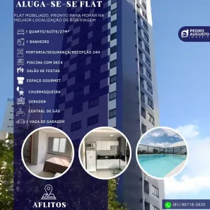 Flat com 1 Quarto para alugar, 27m² no Boa Viagem, Recife