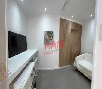 Apartamento com 1 Quarto à venda, 28m² no Ponta da Praia, Santos