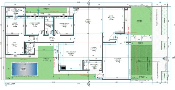 Casa de Condomínio com 3 Quartos à venda, 176m² no Residencial Costa Leste, Três Lagoas