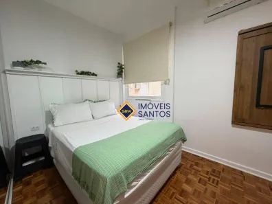 Apartamento com 1 Quarto para alugar, 30m² no Gonzaga, Santos
