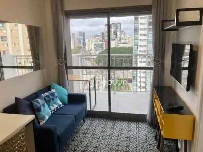 Apartamento com 1 Quarto para venda ou aluguel, 26m² no Vila Nova Conceição, São Paulo
